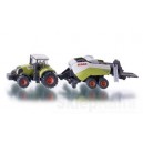 SIKU 1852 CLAAS AXION Z DUŻĄ SNOPOWIĄZAŁKĄ