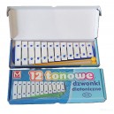 DZWONKI CYMBAŁKI DIATONICZNE 12-tonowe