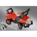 JEŹDZIK PCHACZ JEEP CZERWONY Z RĄCZKĄ