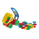 POJAZD GOBO + KLOCKI WAFLE KONSTRUKCYJNE 901274