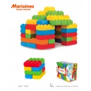 KLOCKI CEGŁY JUNIOR 60 EL. MARIOINEX PL. 901700