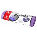 KUCHCIK WORKI NA ŚMIECI USZATKI MOCNE 60L x 10 SZT 2882