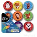 KIDEA STEMPELKI KOLOROWE OZDOBNE A 9 SZTUK