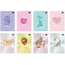 ZESZYT A5 32K KRATKA SHINE METALIK INTERDRUK