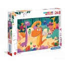 CLEMENTONI 28506 PUZZLE JURASSIC FRIENDS 24 EL MAX