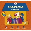 AKADEMIA 3-LATKA ĆWICZENIA Z NAKLEJKAMI RYSOWANKI