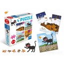 GRANNA GRA PUZZLE Z KOTKIEM