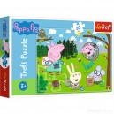 TREFL 18245 PUZZLE 30 ŚWINKA PEPPA LEŚNA WYPRAWA