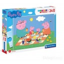 CLEMENTONI 24028 PUZZLE MAXI 24 EL. ŚWINKA PEPPA
