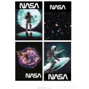 ZESZYT SPACE A5 32K KRATKA LAMINOWANY