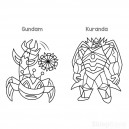 AKSJOMAT ROBOTY WESOŁE KOLOROWANKI 4+