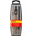 CYRKIEL SZKOLNY ZESTAW 5 CZĘŚCI CZARNY HERLITZ