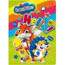 BAMBINO TECZKA SZKOLNA Z GUMKĄ A4