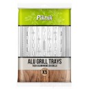 AKU PIKNIK 4018 TACKI ALUMINIOWE NA GRILLA DUŻE 5 SZT 34x22 CM