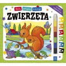 MAŁY ARTYSTA KOLORUJE ZWIERZĘTA Z KREDKĄ SEGMENTOWĄ AKSJOMAT