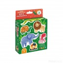 CZUCZU PUZZLE PROGRESYWNE DZIKIE ZWIERZĄTKA 2+ CZU CZU