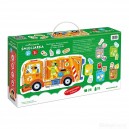 CZUCZU MOTO PUZZLE ŚMIECIARKA 2+ 3+ CZU CZU