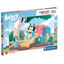CLEMENTONI 27171 PUZZLE 104 EL. SUPERKOLOR BLUEY
