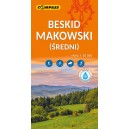 MAPA BESKID MAKOWSKI 1:50 000 LAMINOWANA